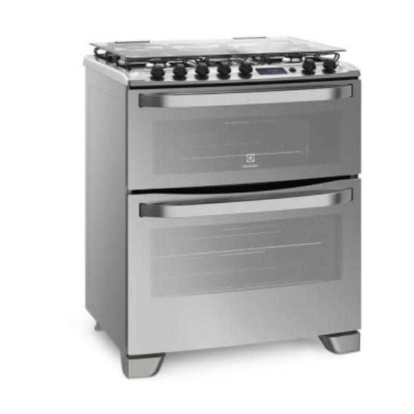 Electrolux 76DXR Cocina 5 Hornillas Doble Horno 90cm Acero Inoxidable Autolimpiante