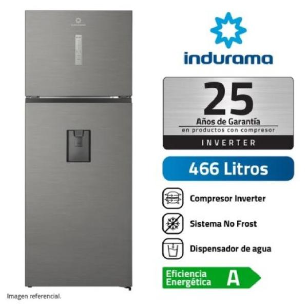 Indurama RI-529DI 466 Litros Sistema No Frost Ahorro Energético
