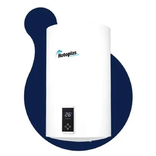 Rotoplas Digiterma 80L Terma Eléctrica 1500W Display Digital Control Inteligente Blanco