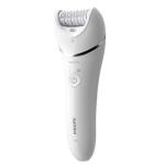 Philips BRE715 00 Depiladora Húmeda y Seca 0.4mm Cabezal Extraíble 5 Accesorios Blanco