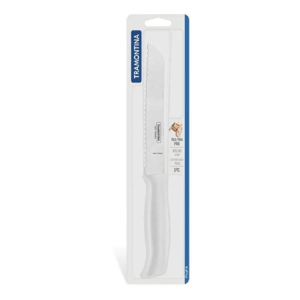 Tramontina 10385038 Cuchillo Pan Hoja Serrada 7" Acero Alta Resistencia Cocina