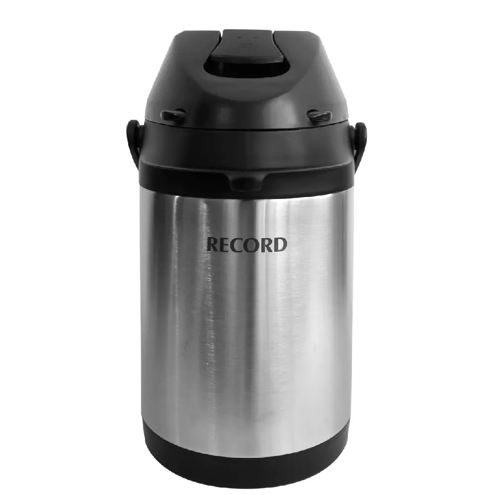 Record Termo Bomba Acero Inoxidable 3L Doble Pared Termica Bomba Manual