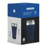 Tramontina Exata 500ml Vaso Térmico Acero Inoxidable Doble Pared Azul - Tapa Hermética