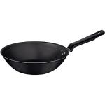 Wok Loreto 24cm Capacidad 2.2 Litros Negro Profesional Cocina Rápida