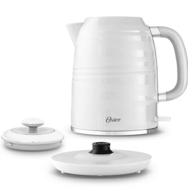 Oster BVSTKT4177W Hervidor 1.7L 1500W Apagado Automático Base 360° Blanco