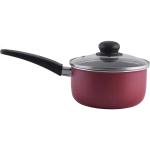 Cacerola Antiadherente Facusa Estela 16 cm – Base Difusora de Calor – Rojo