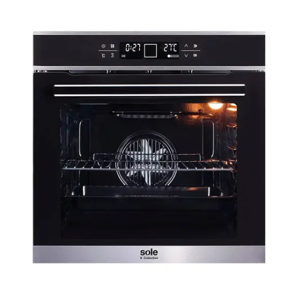 Sole SOLHO019 70L Horno Digital Autocooling Termostato Seguridad Negro
