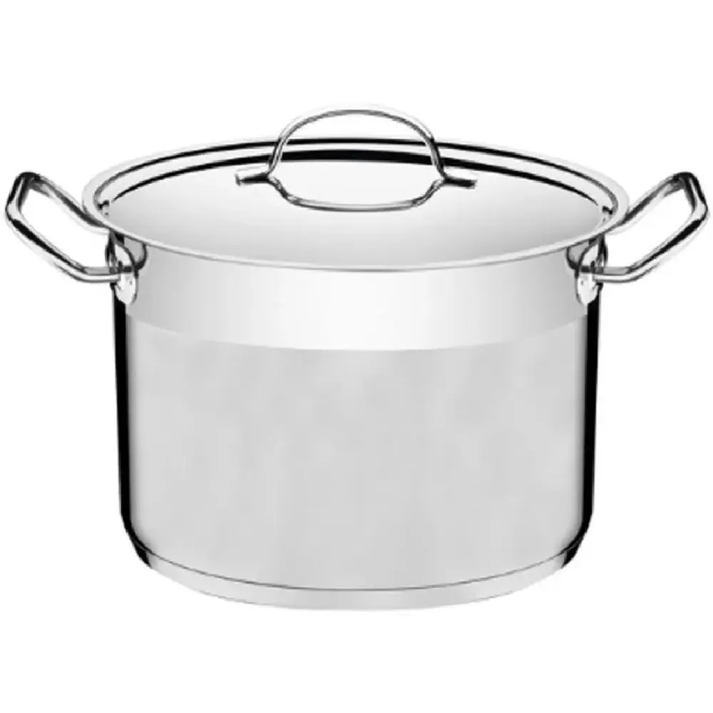 Tramontina Olla Alta Cocina 24cm 10L Triple Capa Antiadherente Acero Inoxidable-10116317