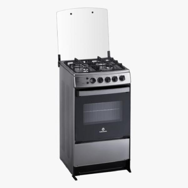 Indurama Bilbao Spazio Plus 20 4 Hornillas 5200W Encendido Automático Quemadores Sellados Cromo