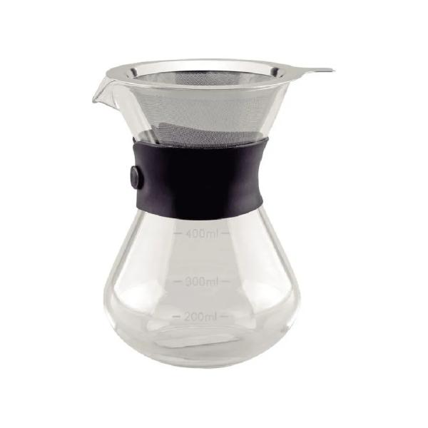 Cafetera Espresso Tramontina 90033008 300ml Vidrio Borosilicato Filtro Acero