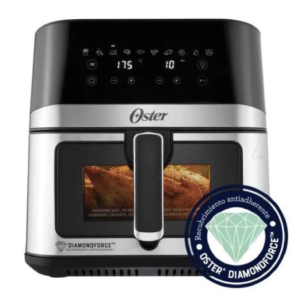 Oster BVSTKT8990 Hervidor Eléctrico 1500W Vidrio Templado Apagado Automático Negro