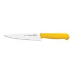 Tramontina Master Cuchillo Carnicero 20cm Hoja Recta Mango Seguro Color Amarillo Intenso
