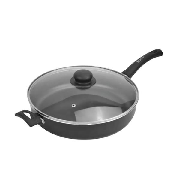 Cacerola Facusa Nova 28cm Antiadherente Revestimiento Duradero Negro