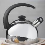 Tetera UYSA Premium 3 Litros con Silbato Acero Inoxidable Gradable Ergonómico Plateado