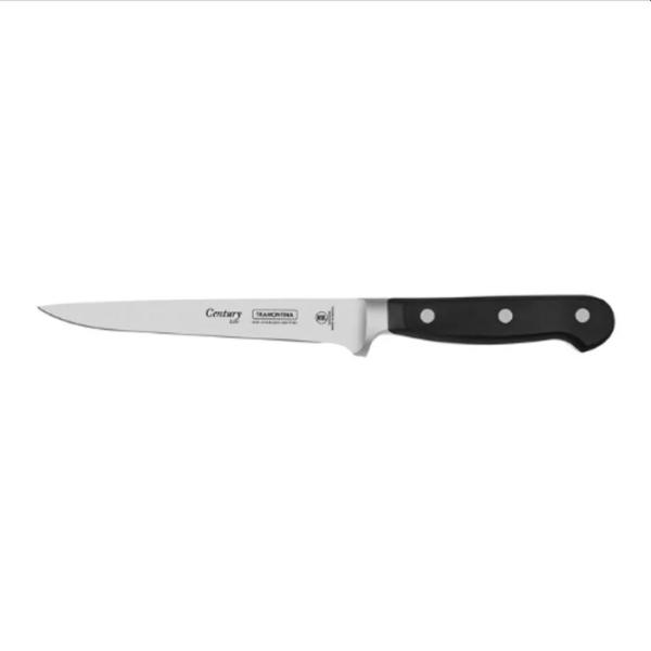 Century Cuchillo Fileteador 6" 24023-006 Hoja Acero Inoxidable Empuñadura Antideslizante Negro