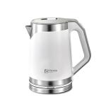 Facusa Hervidor Gourmet 2.0L 2000W Apagado Automático Base 360° Acero Inoxidable Blanco