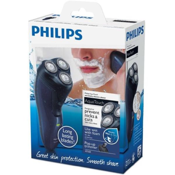 Philips AT620/14 Máquina de Afeitar 60 Min Autónomia 5 Direcciones FlexiUltra Piel Sensible