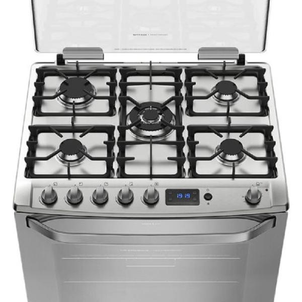 Cocina Electrolux 76GSR 5 Hornillas Acero Inoxidable 5.6 kW Encendido Automático