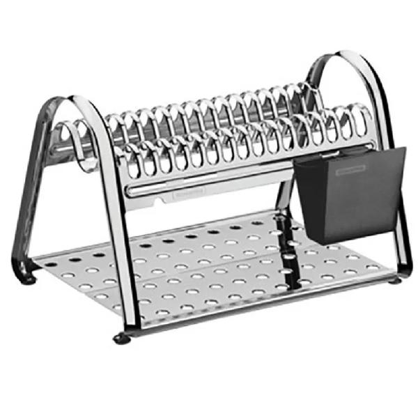 Uysa Organizador de Cubiertos Acero 45cm Doble Función Secado y Almacenaje Diseño Moderno - 10068005