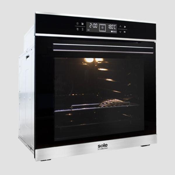 Sole SOLHO019 70L Horno Digital Autocooling Termostato Seguridad Negro