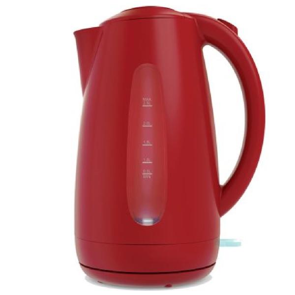 Oster BVSTKED889R Hervidor Eléctrico 2.5L 1500W Apagado Automático Base 360° Rojo