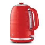 Oster BVSTKT4177R Hervidor Eléctrico 1.7L 1500W Apagado Automático Base Giratoria 360° Rojo