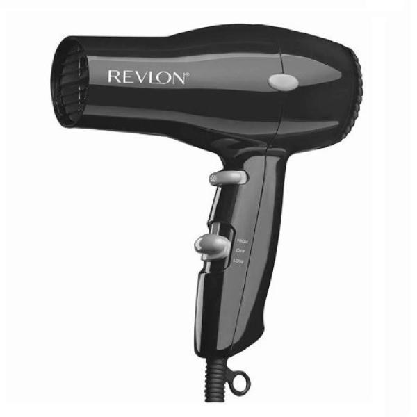 Secadora Revlon RVDR5260BLA2 1875W Plegable Tecnología Iónica Cabello Brillante Negro