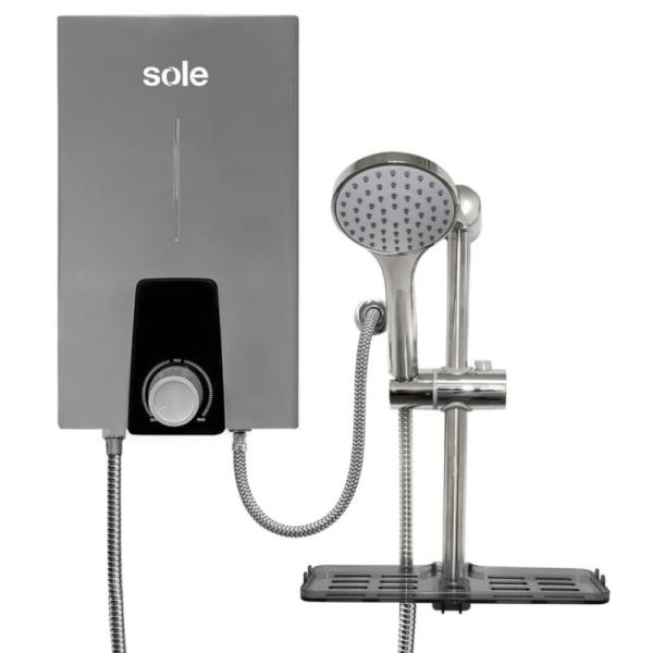 Rapiducha Sole Perfect 5500W Terma Eléctrica Ahorro de Energía Panel Digital Gris