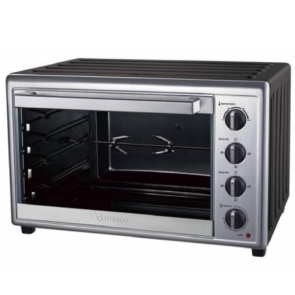 Imaco HEB88R Horno Eléctrico 88L 2000W Termostato Ajustable Parrilla Doble Rojo