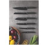 Tramontina Ace Inox NYGMA 6 Piezas Acero Inoxidable 18/10 Mangos Ergonómicos Negro