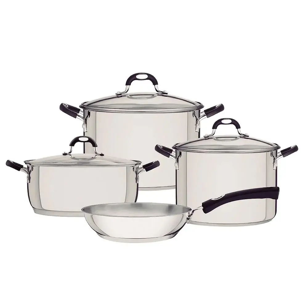 Juego de Ollas Astro X7 7 Piezas Cocina Profesional Cubiertos Silicona Inoxidable