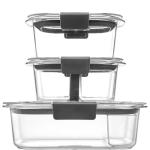 Rubbermaid Recipientes 2024857 3 Piezas 5.2L Herméticos Libre de BPA