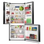 Refrigeradora Electrolux 3 Puertas 590L IM8B Enfriamiento Uniforme Control Digital Temperatura Negro