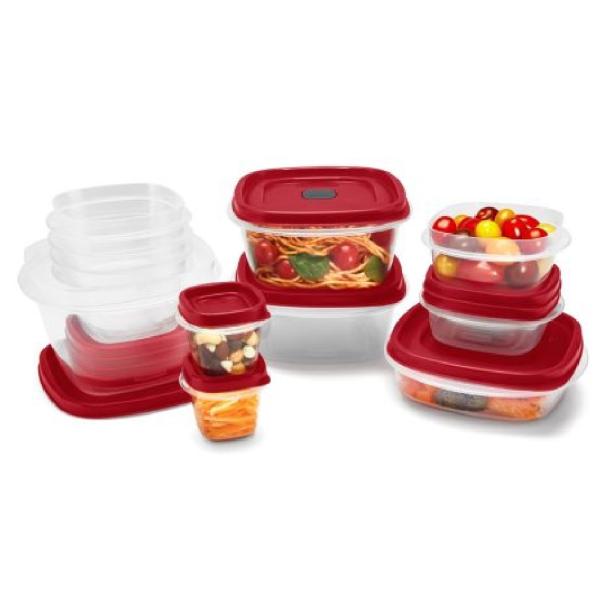 Rubbermaid Food Storage 2112335 Juego de 12 Tuppers Airtight Durabilidad Premium