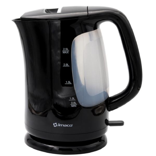 Imaco KE2514 Hervidor Instantáneo 2.5L 1500W Diseño Compacto Silencioso Negro