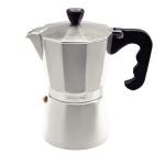 Tramontina 61768/010 Cafetera Moka 6 Tazas Aluminio Anodizado Sistema Vapor