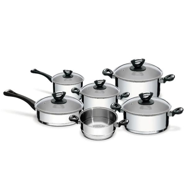 Tramontina New Solar Ollas 11Pz 8.4L Capacidad Acero Inoxidable Cocina Profesional