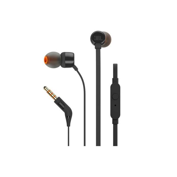 JBL Tune 110 Negro Auriculares Hi-Fi Respuesta en Frecuencia 20Hz-20kHz Micrófono Integrado