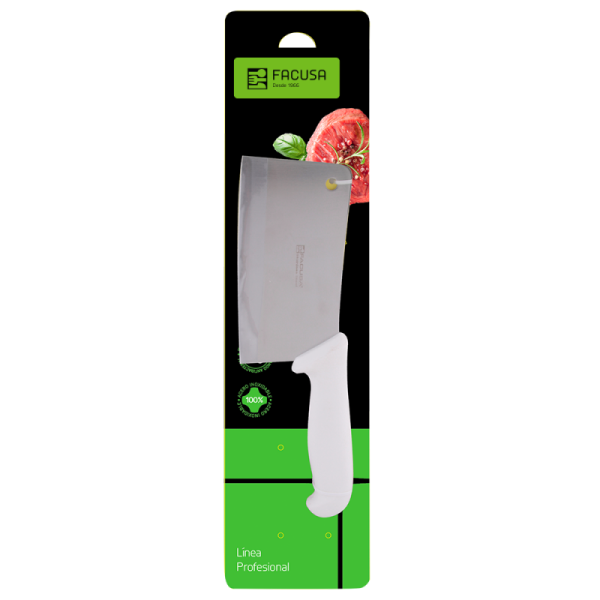 Facusa Blister Hacha Profesional 6" Acero al Carbono Corte Preciso Mango Ergonomico