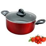 Oster Herscher Roja 25cm 4.7L Capas Antiadherentes Mango Ergonómico Cocina Perfecta