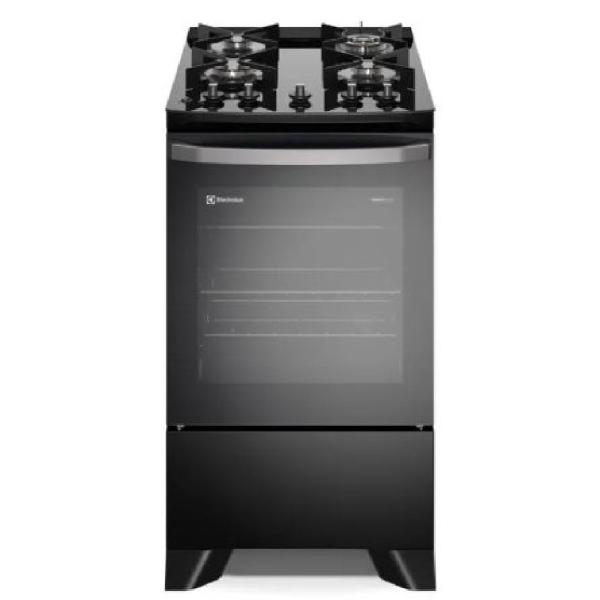 Electrolux FE4GP Cocina 4 Quemadores 5.2 kW Encendido Automático Mesa de Vidrio Negro