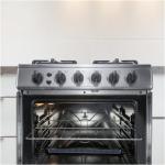 Cocina SOLE COSOL027 60cm 4 Hornillas Acero Inoxidable Encendido Eléctrico Plateado