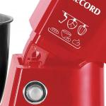 Record Batidora 5L ProMix 1200W 5 Velocidades Pedestal Acero Inoxidable Roja