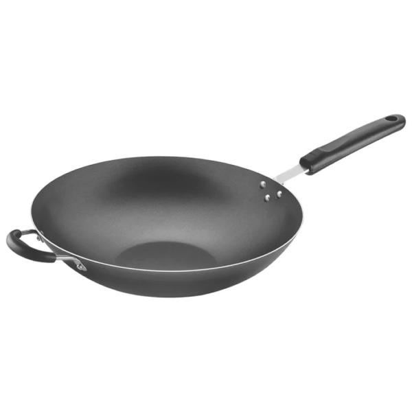 Tramontina Sartén Wok con Mango 36 cm Antiadherente Aluminio Forjado Negro