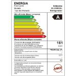 Indurama RI-289DBL 177L Frost Bandejas Vidrio Cajón Verduras Blanco