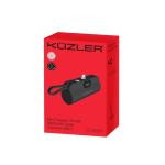 Minipowerbank Kuzler 5000mAh Carga Bidireccional Portátil USB-C Negro