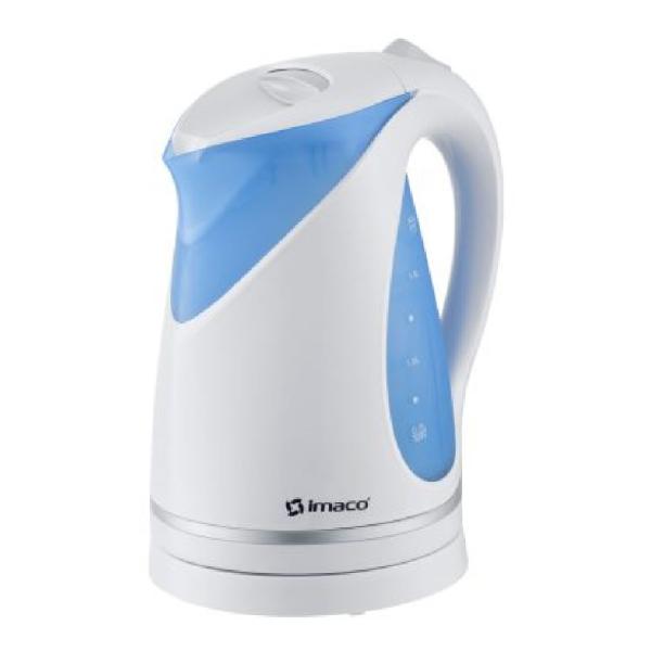 Imaco KE2004 Hervidor Eléctrico 2000W 1.7L Apagado Automático Base 360° Blanco