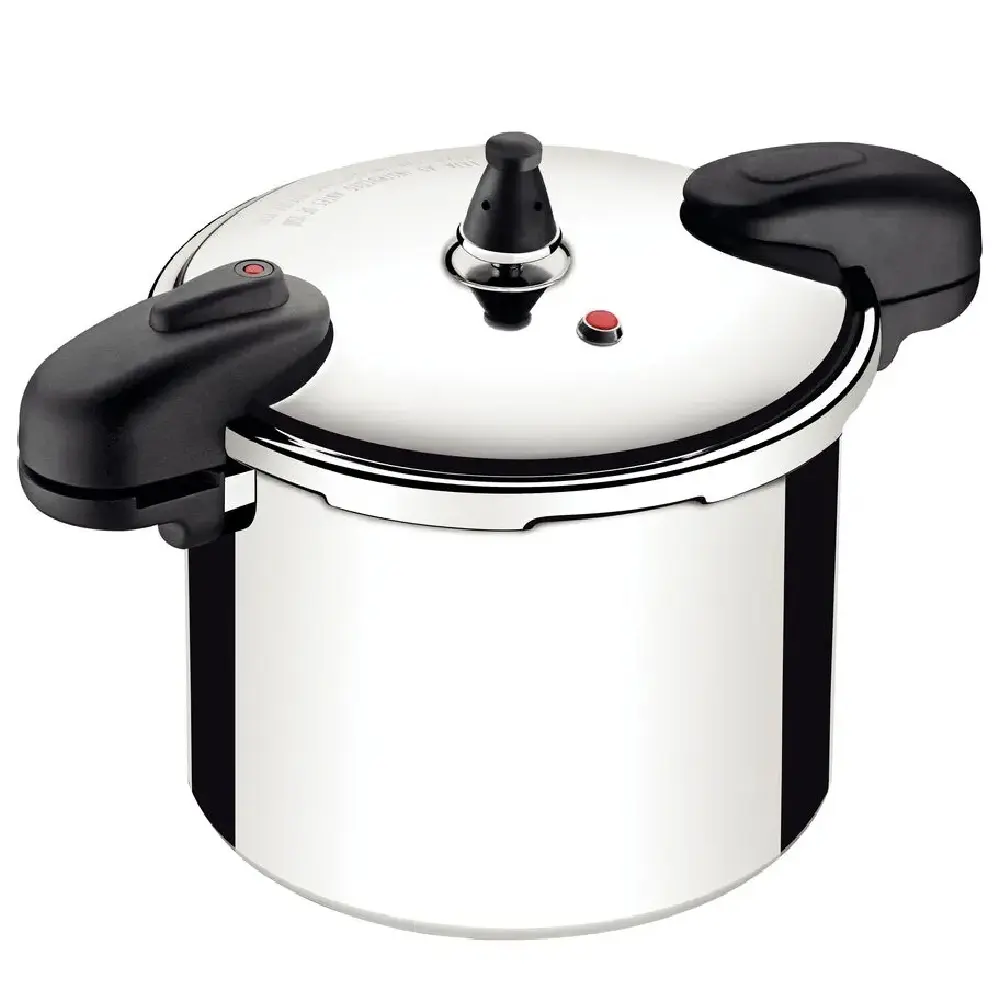 Tramontina Valencia Olla a Presión Aluminio Pulido 24 cm 10L Tapa Segura Cocción Rápida - 20564024