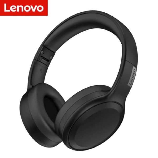 Lenovo TH30 Bluetooth Over-Ear 40mm 20Hz-20KHz Cancelación de Ruido Negro