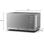 Indurama MWI-20TCRP 700W 20L Panel Digital 10 Niveles Croma